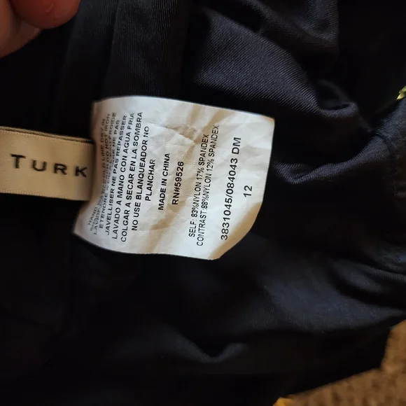 Trina Turk Tiki Swimsuit Women's Size 12 One Piece - Picture 6 of 6